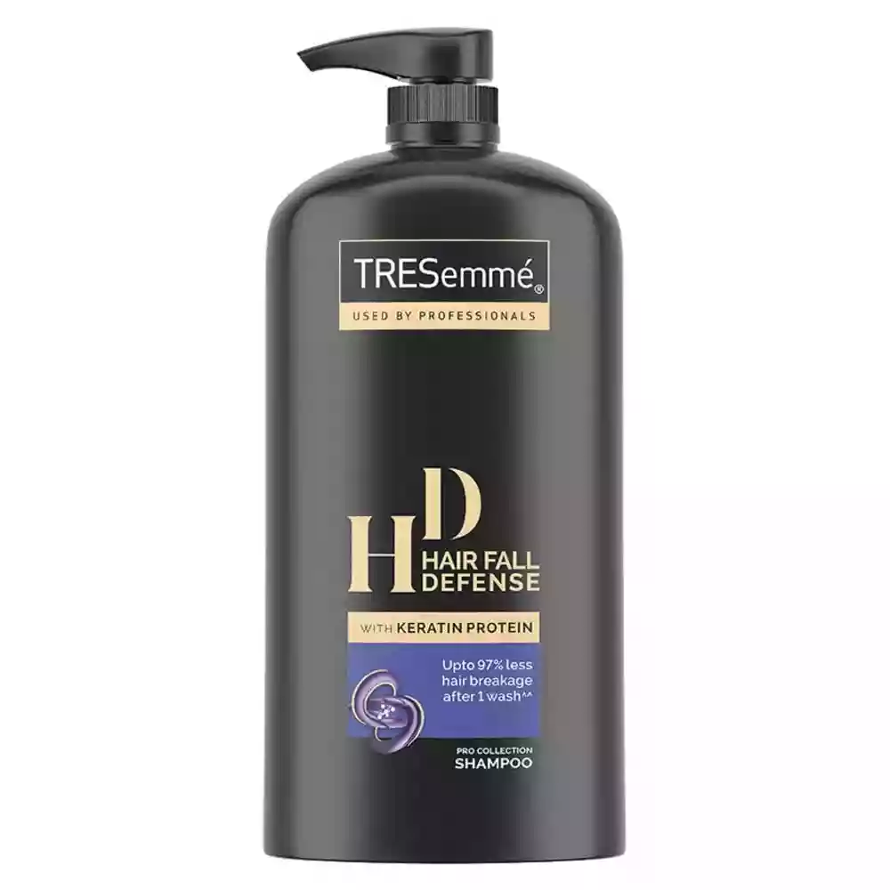 Tresemme Hair Fall Defence Shampoo, With Keratin Protein, Upto 97% Less Hair Breakage, 1 Ltr